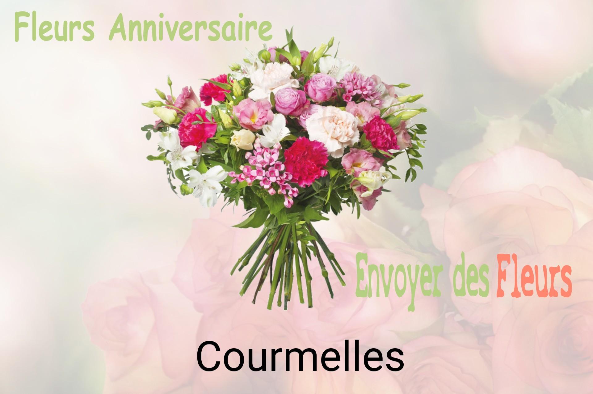 Bouquet de fleurs d’anniversaire livré à Courmelles
